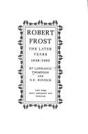 Robert Frost: The Years of Triumph, 1915-1938 の書影