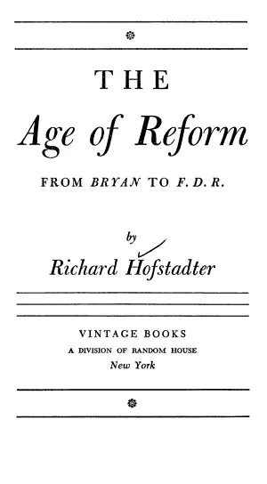The Age of Reform の書影